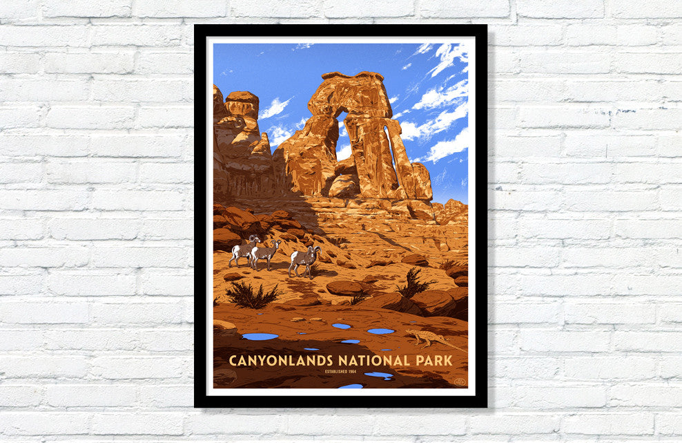 Canyonlands National Park Poster (Large Timed Edition)