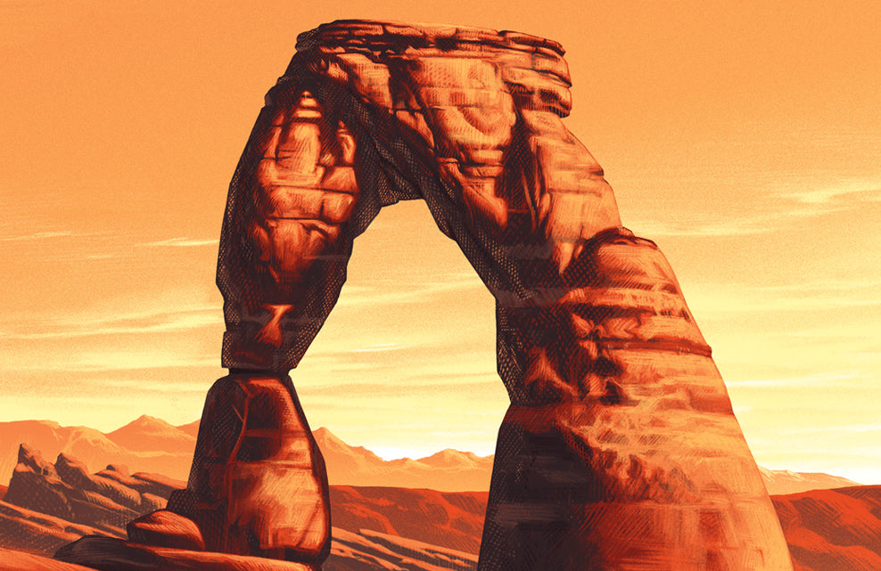 Arches National Park Poster (Delicate Arch)