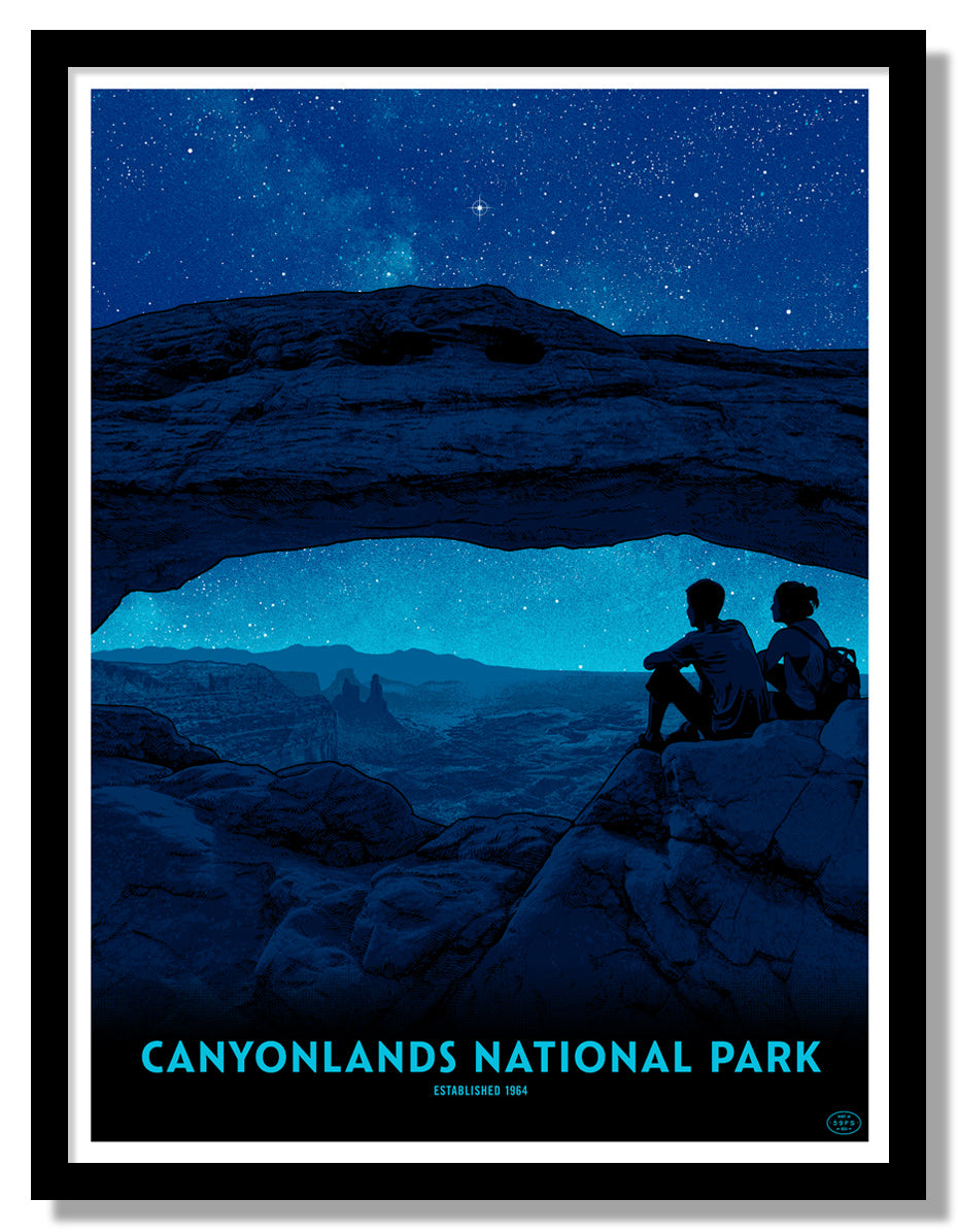 Canyonlands National Park Poster (Night Sky)