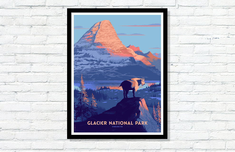 Glacier National Park Poster