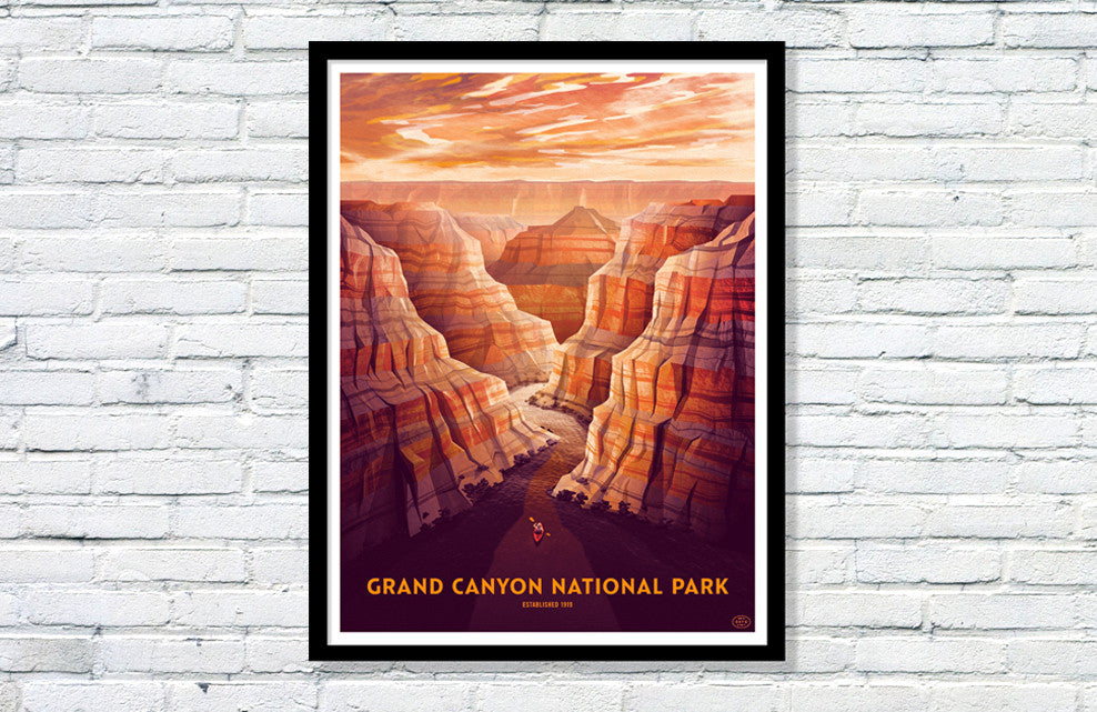 Grand Canyon National Park Poster (Large Timed Edition)