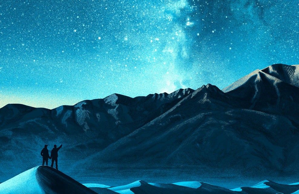 Great Sand Dunes National Park Poster (Night Sky)