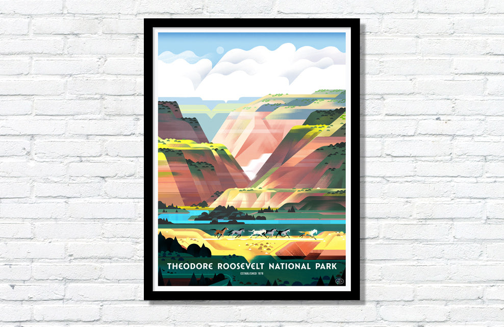 Theodore Roosevelt National Park Poster