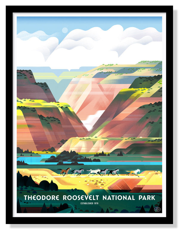 Theodore Roosevelt National Park Poster (Large Timed Edition)